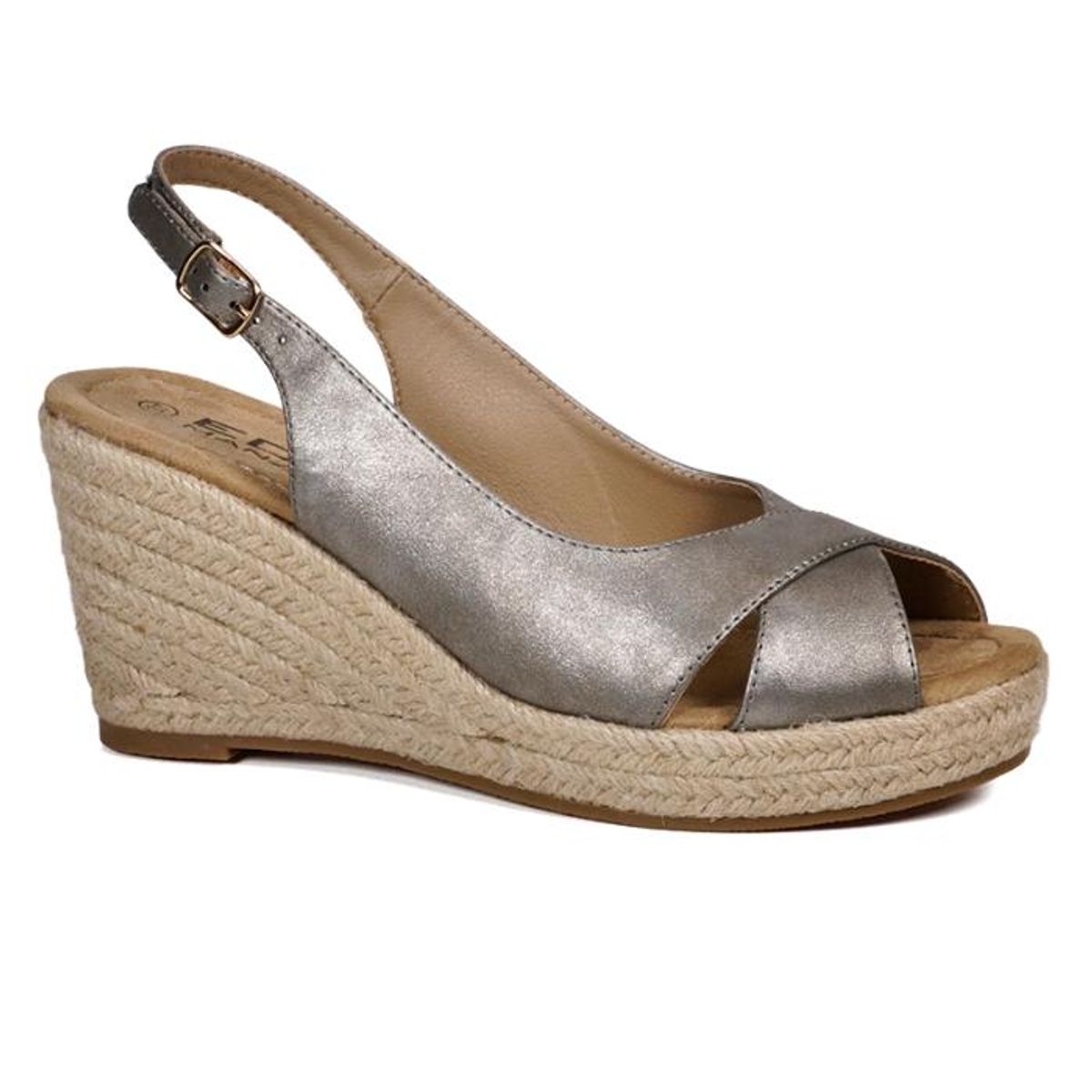 EDA MANZINI - SandaliaYurena Plateado EDA MANZINI