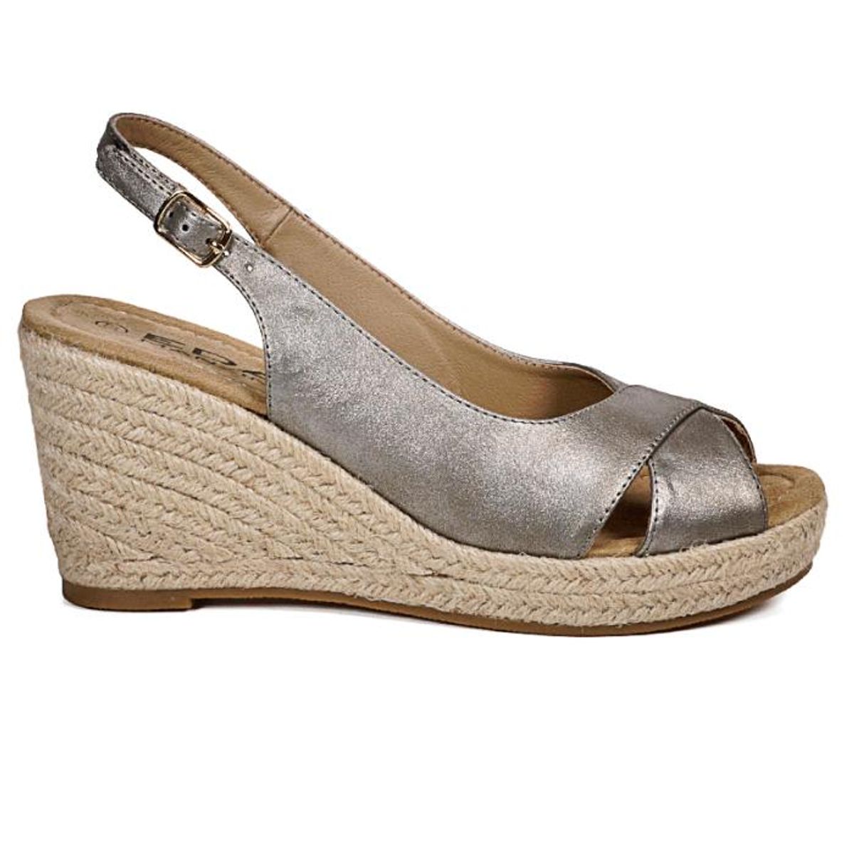 EDA MANZINI - SandaliaYurena Plateado EDA MANZINI