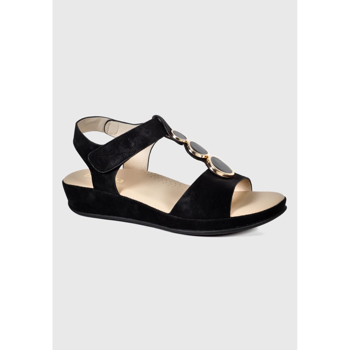 BEGOÑA - Sandalia Butis Negro BEGOÑA