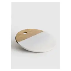 LOUNGE - Tabla Madera Bicolor Blanco