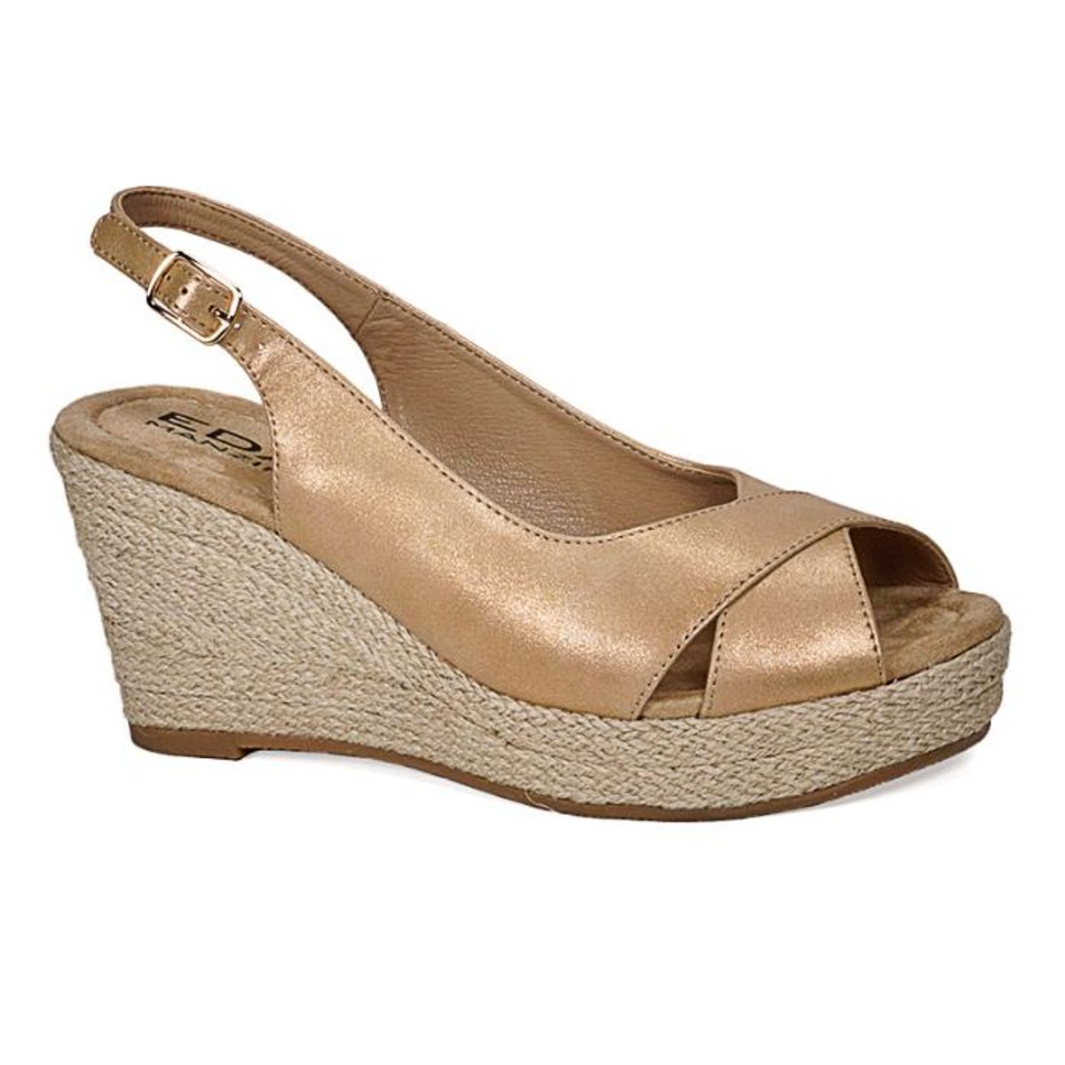 EDA MANZINI - Sandalia Yurena Camel EDA MANZINI