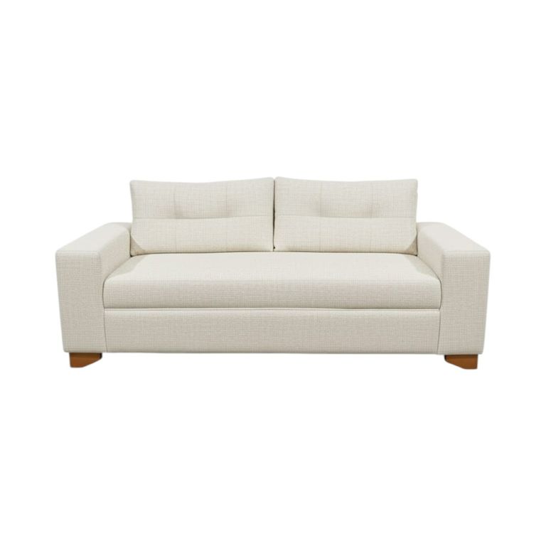 SOFA PARIS DOS CUERPOS LINO CRUDO Crema