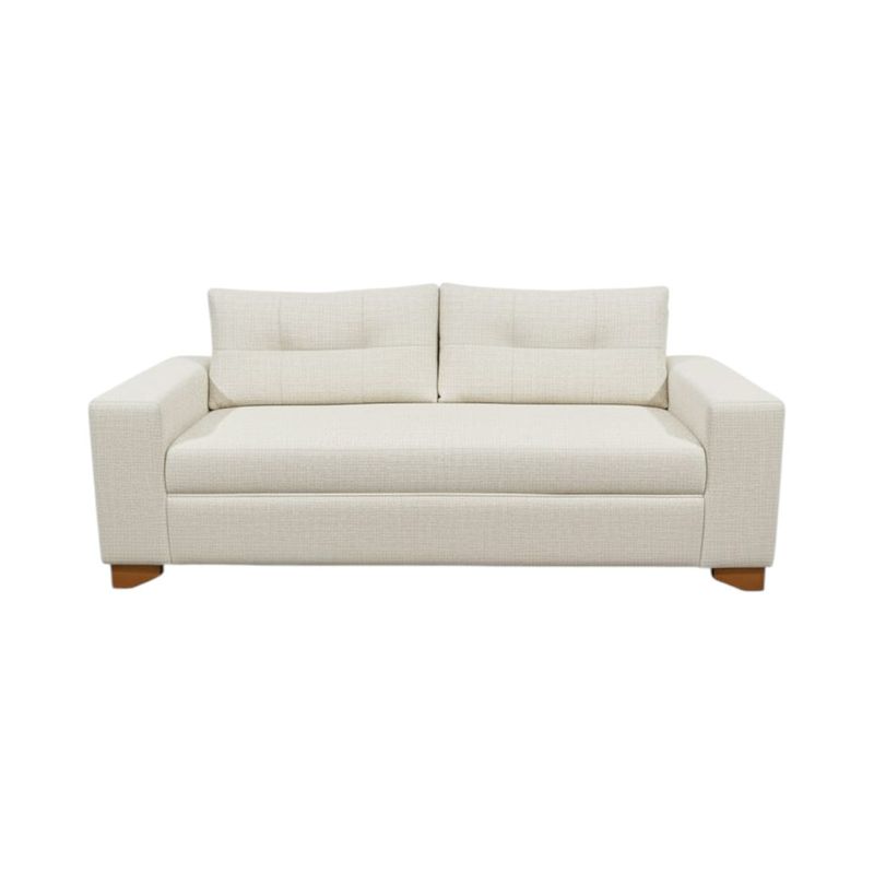 DISEÑOS VALESTRINI - SOFA PARIS DOS CUERPOS LINO CRUDO