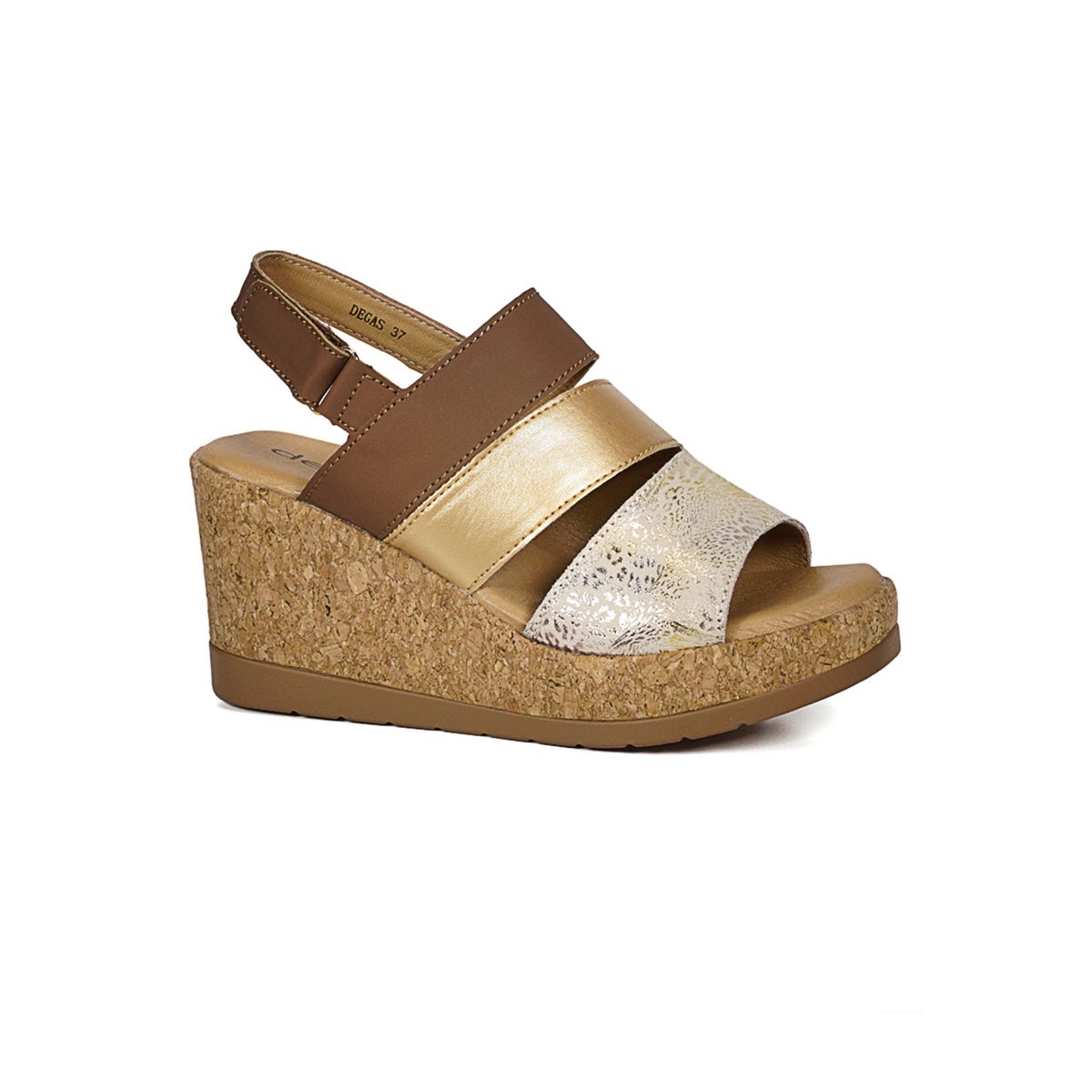 DEGAS - Sandalia Cuero Dava Bronce DEGAS