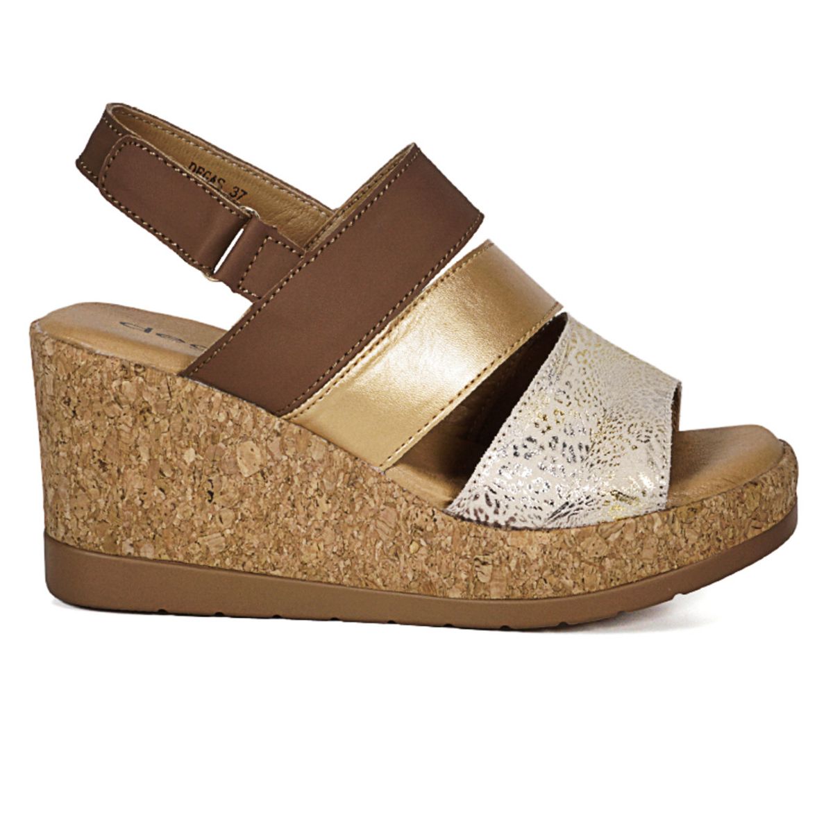 DEGAS - Sandalia Cuero Dava Bronce DEGAS