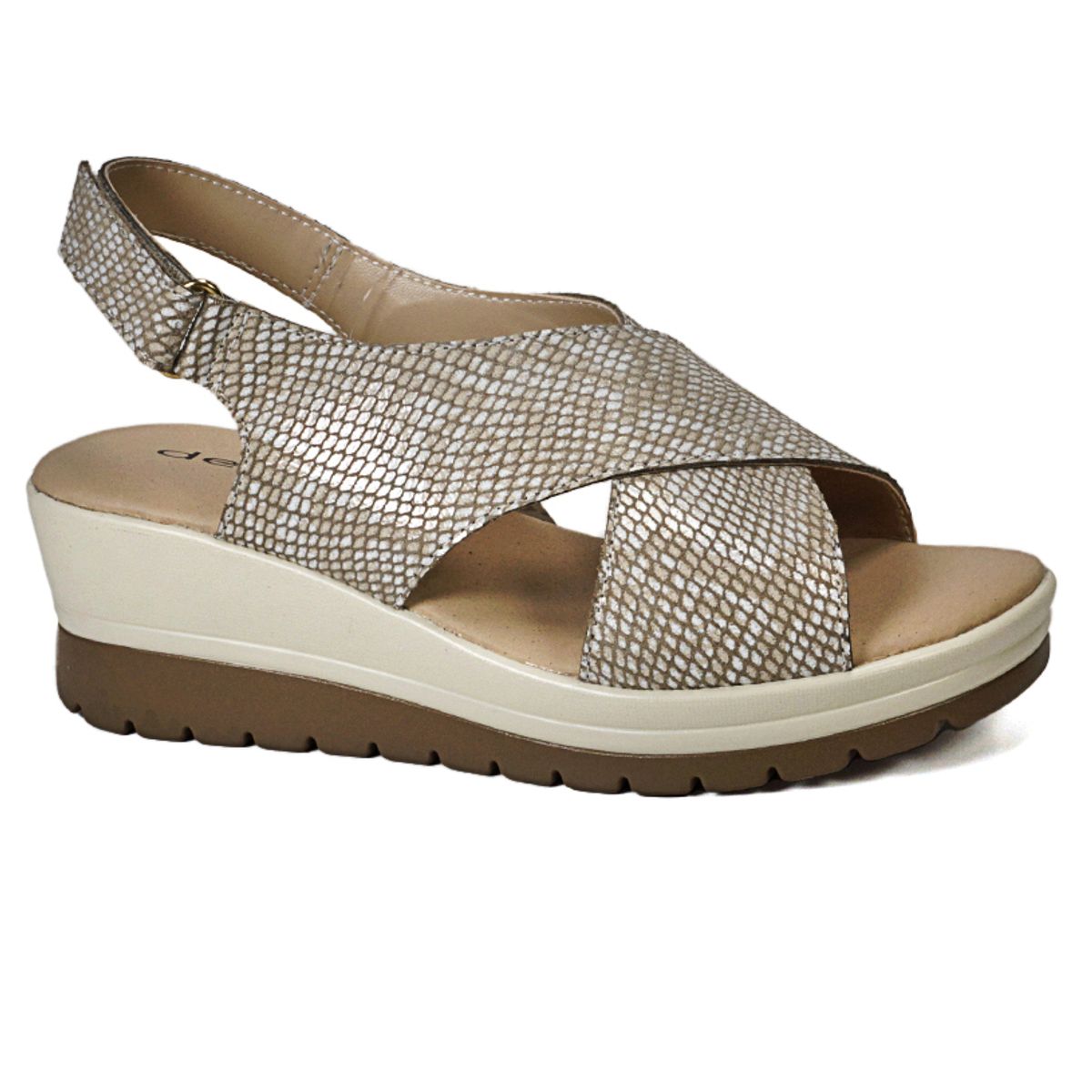 DEGAS - Sandalia Cuero Ebere Beige DEGAS
