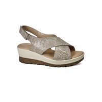 Sandalia Cuero Ebere Beige