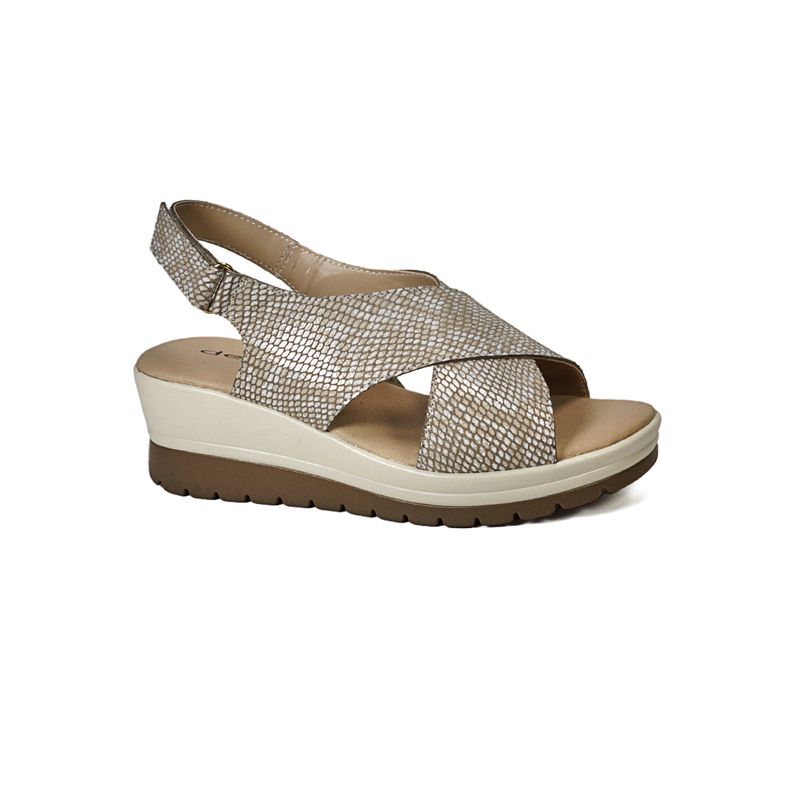 DEGAS - Sandalia Cuero Ebere Beige DEGAS