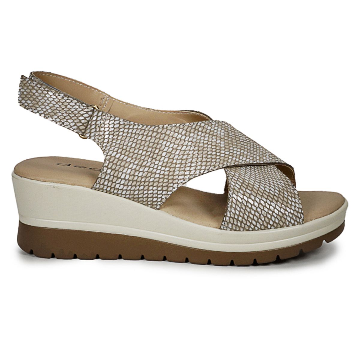 DEGAS - Sandalia Cuero Ebere Beige DEGAS