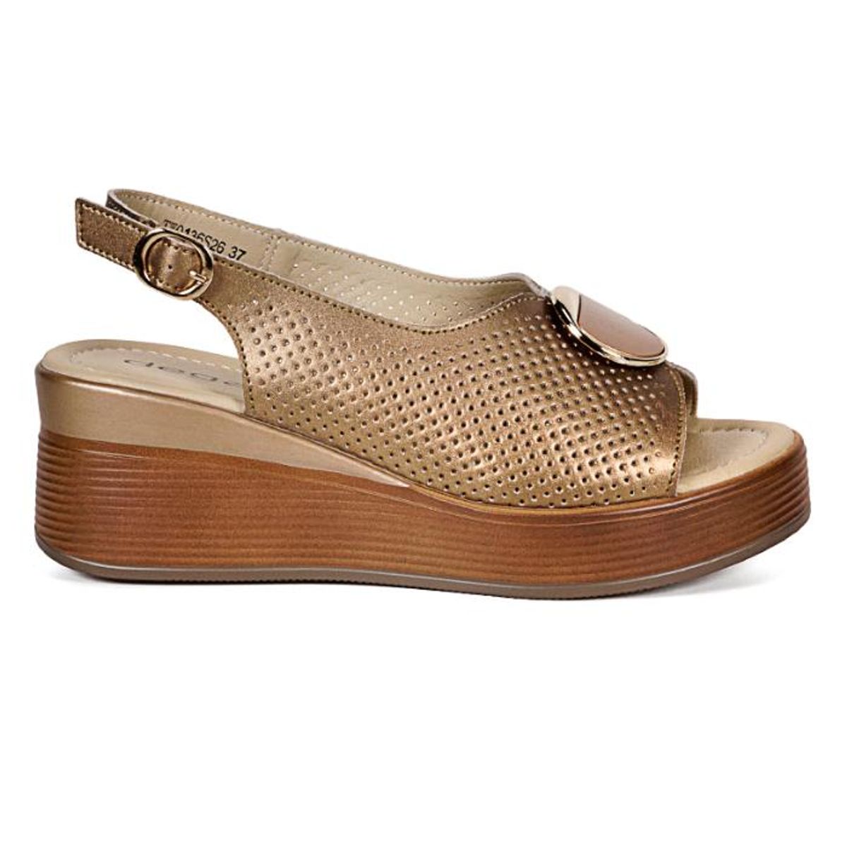 DEGAS - Sandalia Cuero Ayana Bronce DEGAS