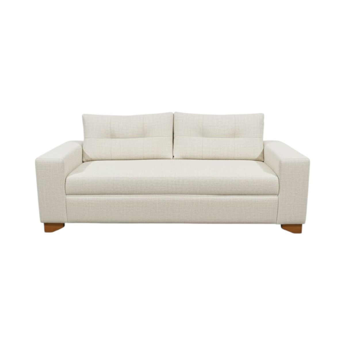 DISEÑOS VALESTRINI - SOFA PARIS TRES CUERPOS LINO CRUDO