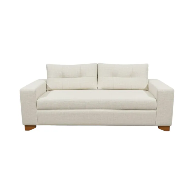 DISEÑOS VALESTRINI - SOFA PARIS TRES CUERPOS LINO CRUDO