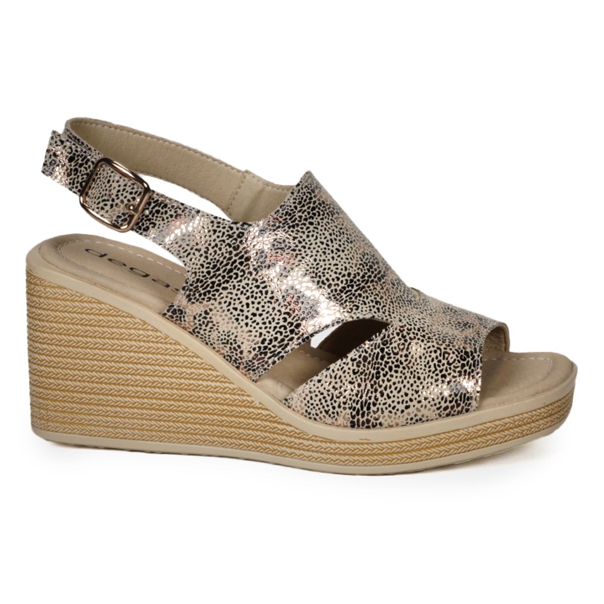 DEGAS - Sandalia Cuero Eines Beige DEGAS