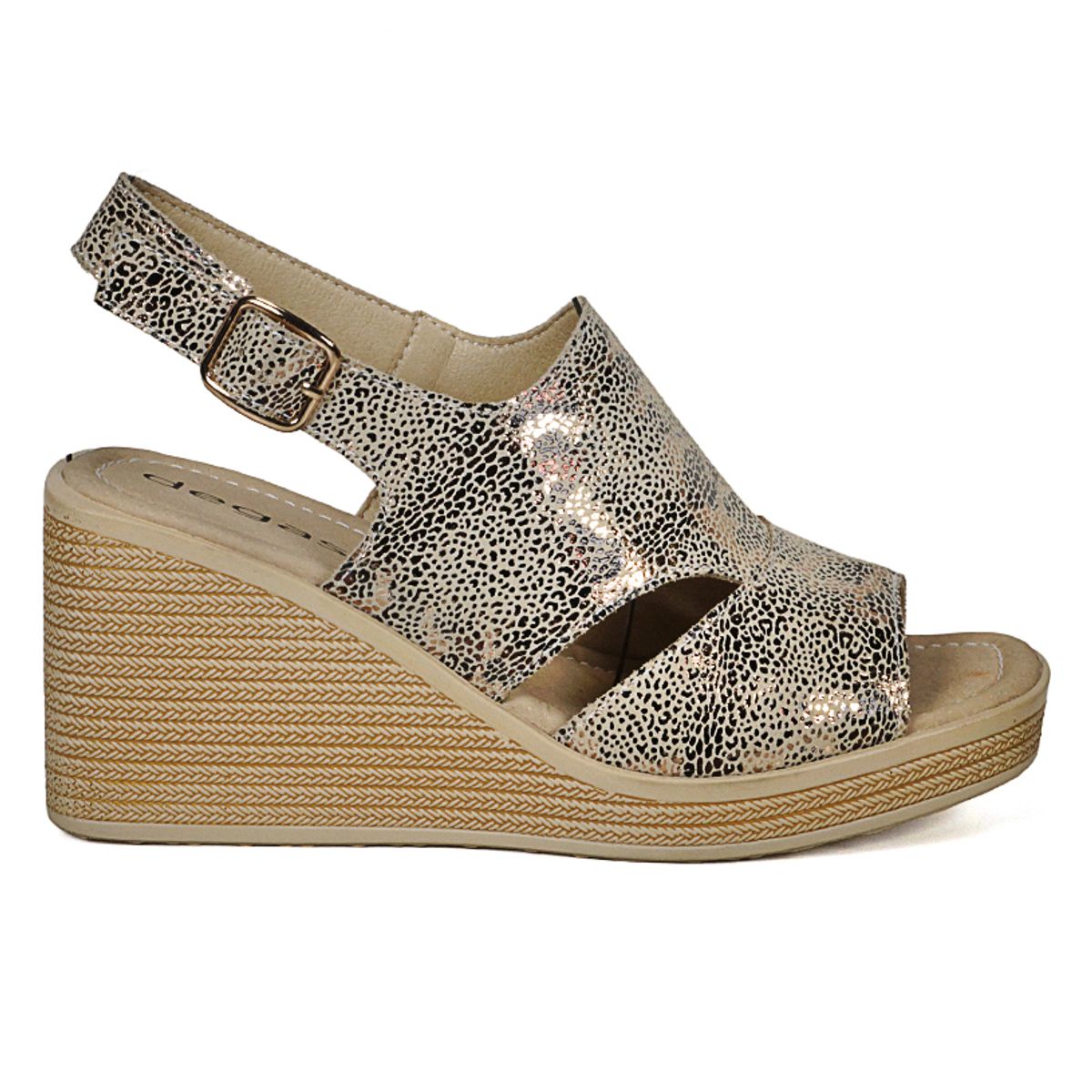 DEGAS - Sandalia Cuero Eines Beige DEGAS