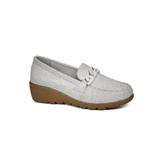 DEGAS - Mocasín Cuero Hadassa Blanco