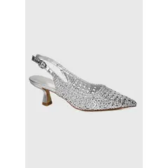 DEGAS - Sandalia Cuero Giovanela Plateado