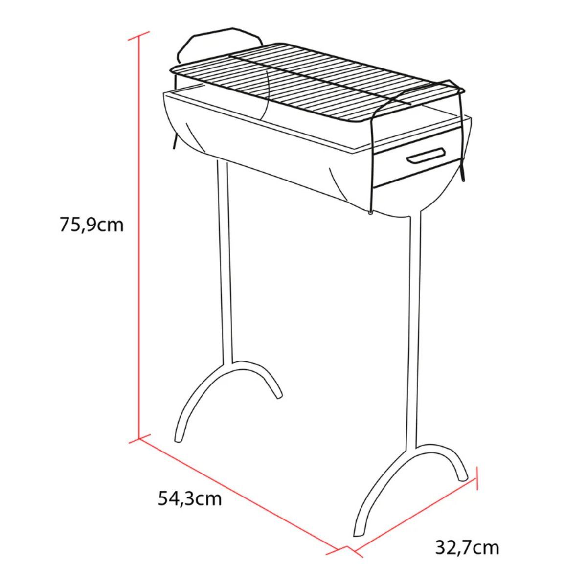 GRILLTECH - Parrilla Criolla Cromada Tambor