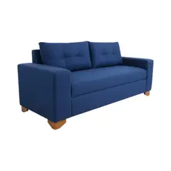DISEÑOS VALESTRINI - SOFA PARIS DOS CUERPOS LINO AZUL