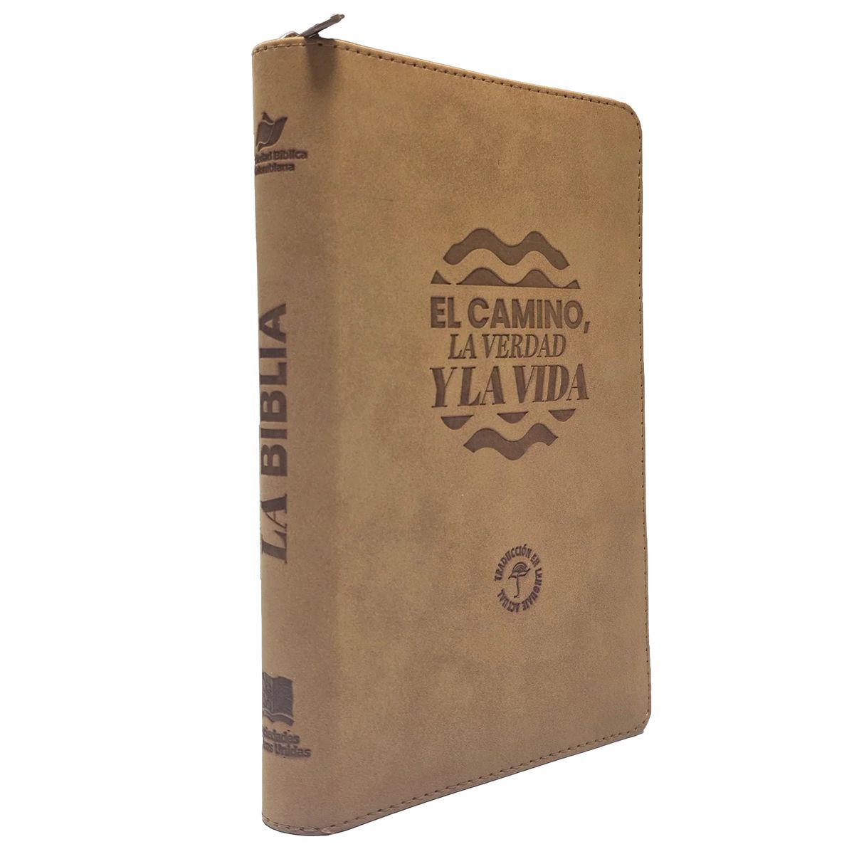 SOCIEDAD BIBLICA CHILENA - Biblia Tla Letra Grande Cierre Nuevo Creyente Café