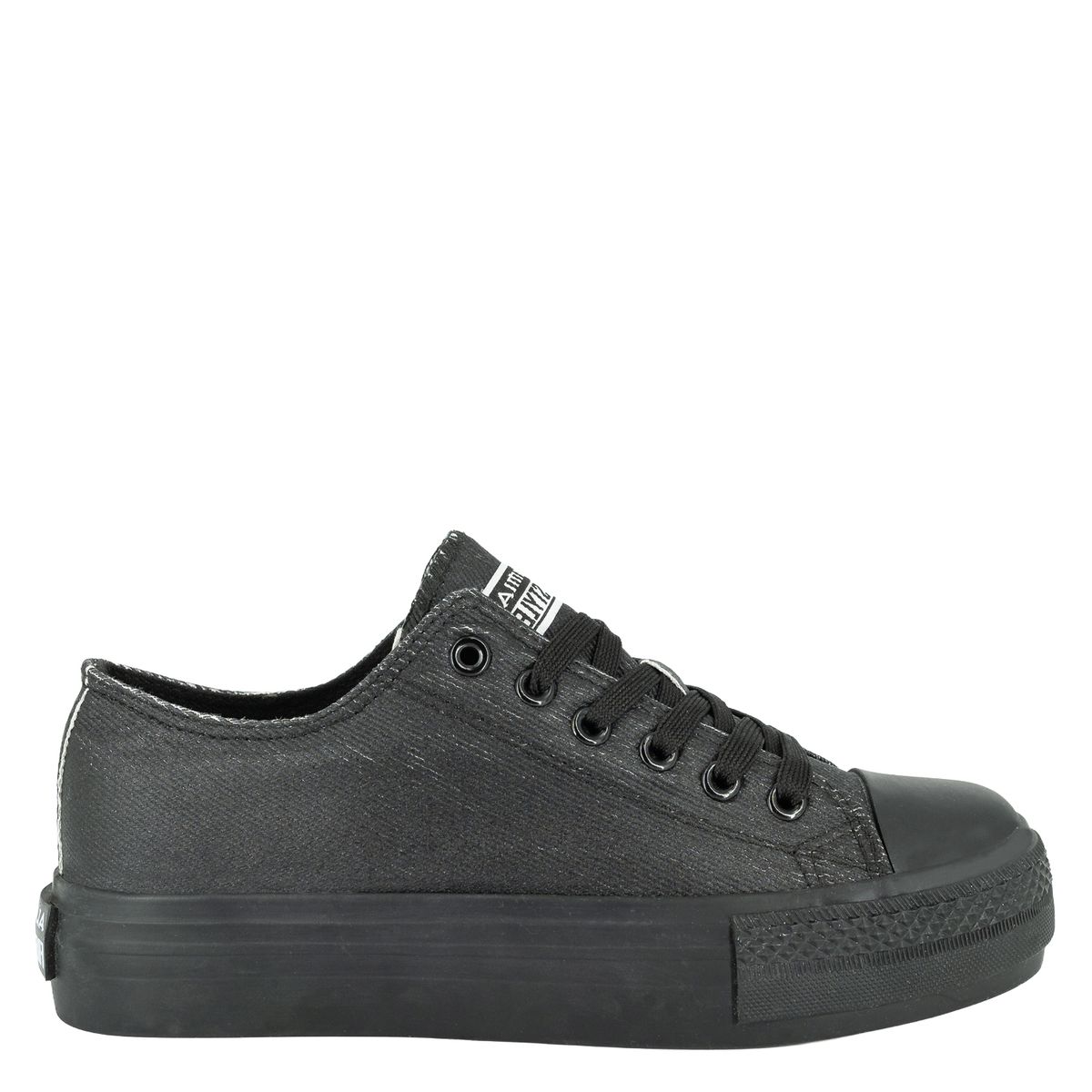ALQUIMIA - Zapatilla Mujer Negro Loch Alquimia