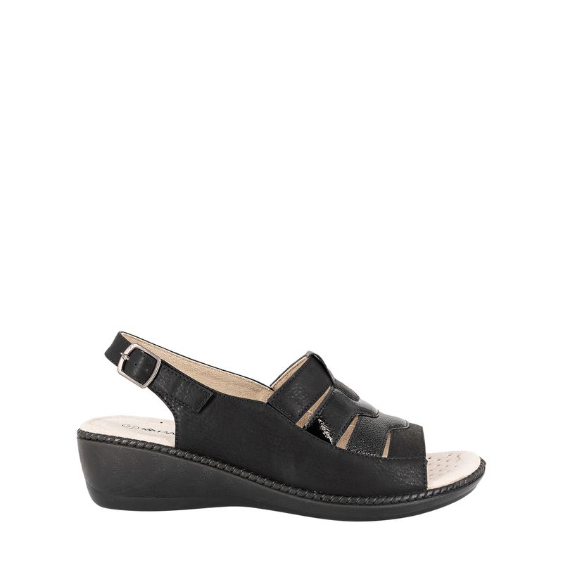 PASSER - Sandalia Mujer Negro Lago Passer