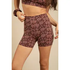 MALI - Biker Eco Short Autumnal Flowers