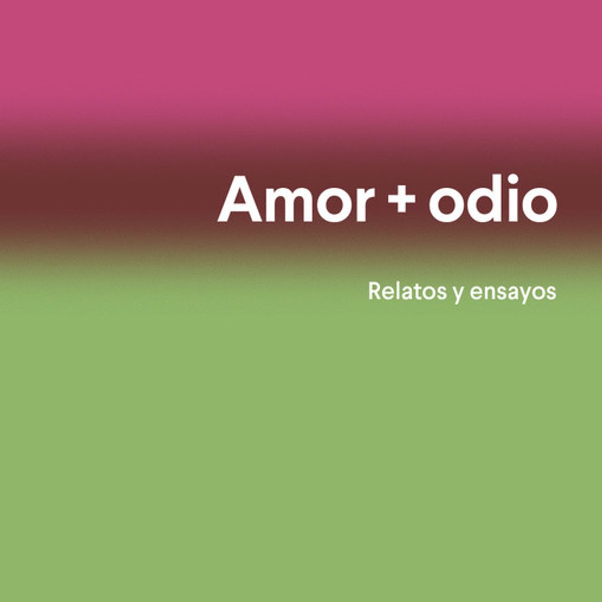 ANAGRAMA - Libro Amor y odio - Eugenio Trias