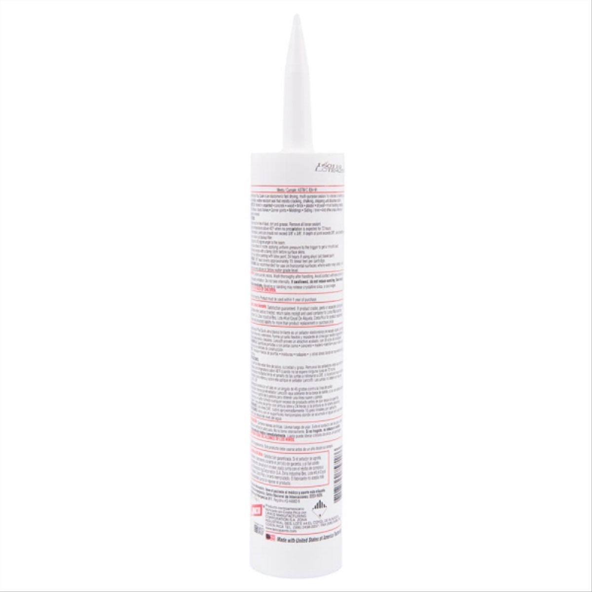 Sellador acrílico pintable blanco 300 ml, marca LANCO - Foto 2