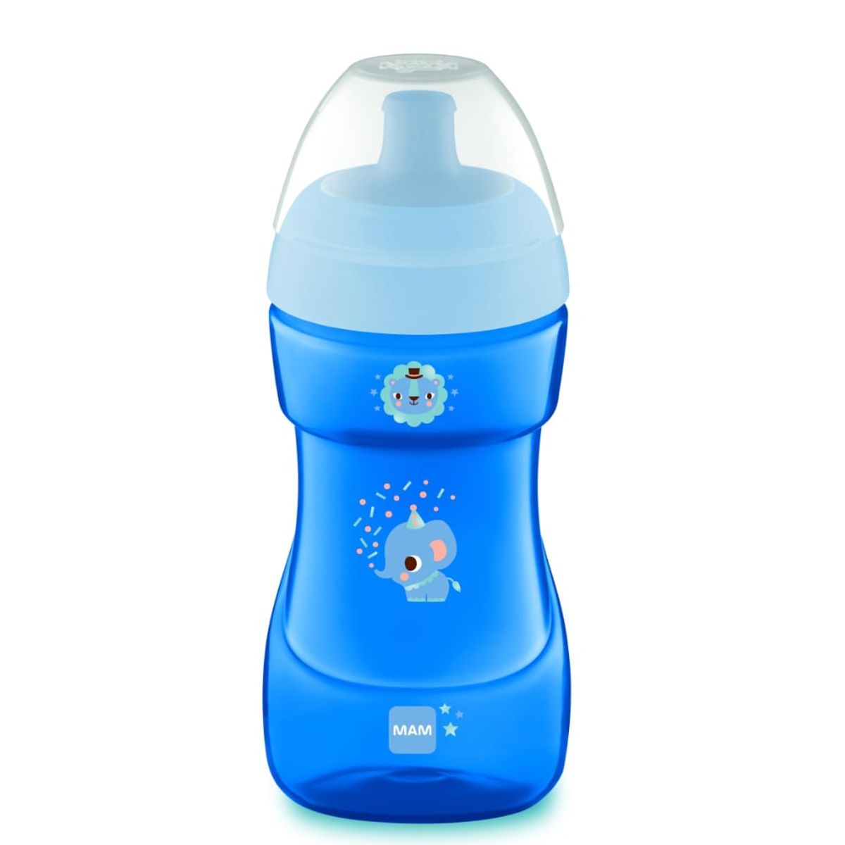 MAM - Vaso Antiderrame Boquilla Dura MAM Sport 12M+ 330 ml Azul