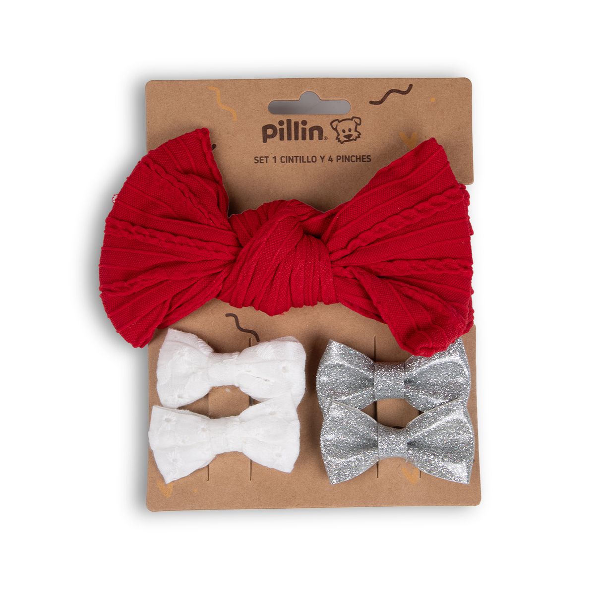 PILLIN - Pinches & Cintillos  Surtido Pillin PAC135-25SUR