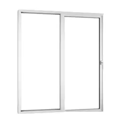 WINTEC - Ventana carredera aluminio mate cristal stipolite 91x50cm