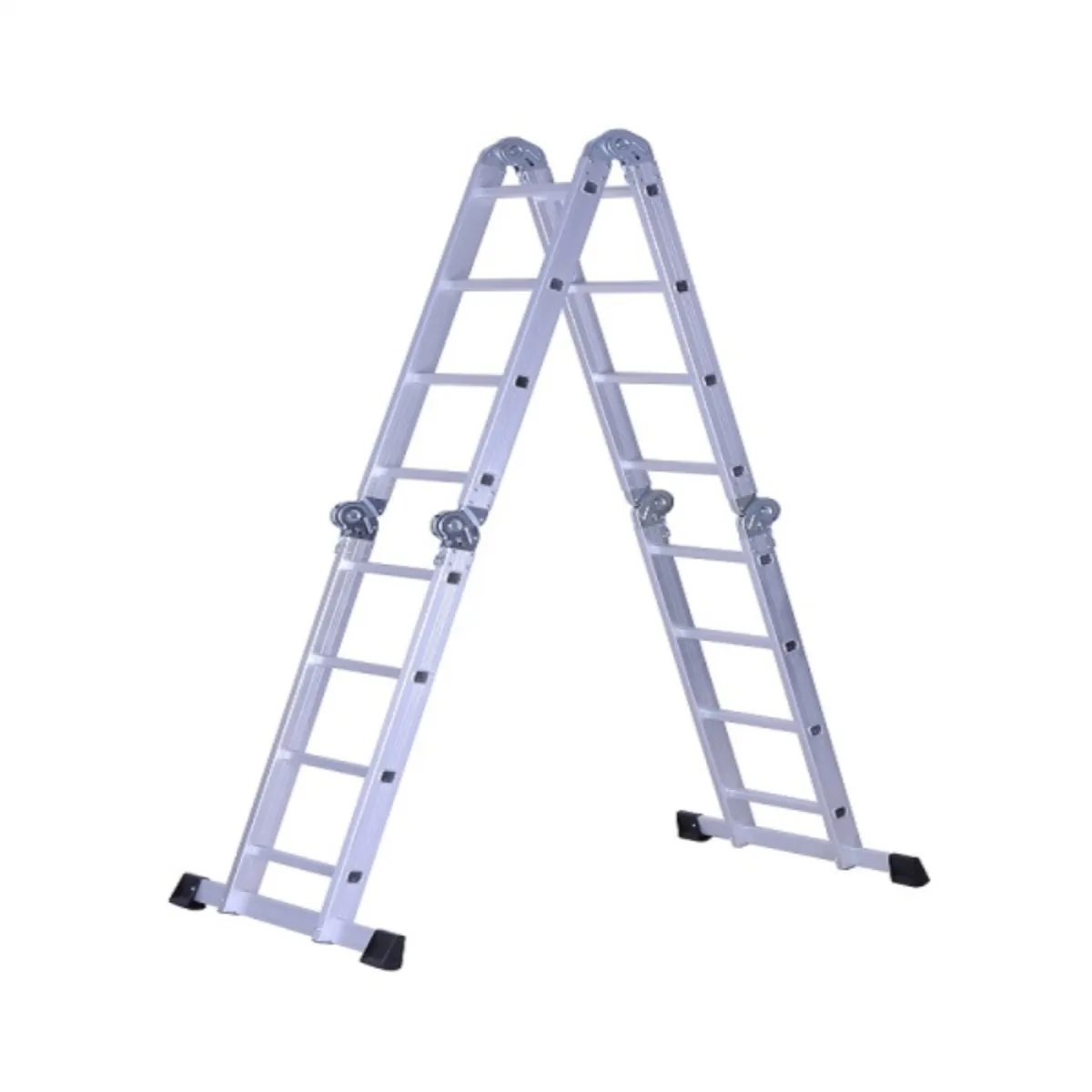 Escalera articulada aluminio 16 peldaños multiproposito, marca PRORAMP - Foto Principal