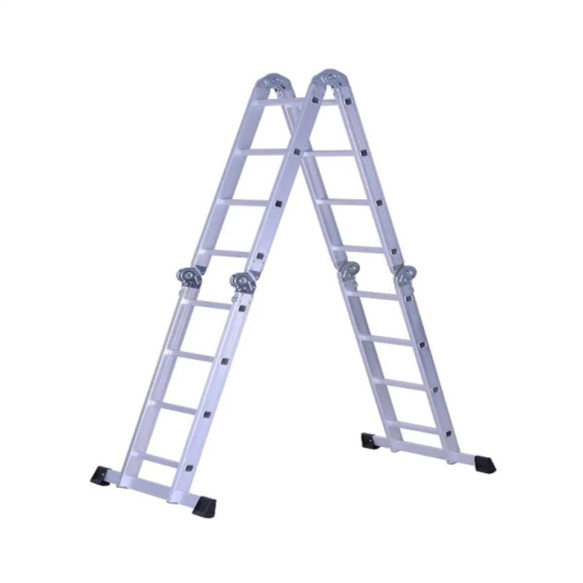 Escalera articulada aluminio 16 peldaños multiproposito, marca PRORAMP - Foto Principal