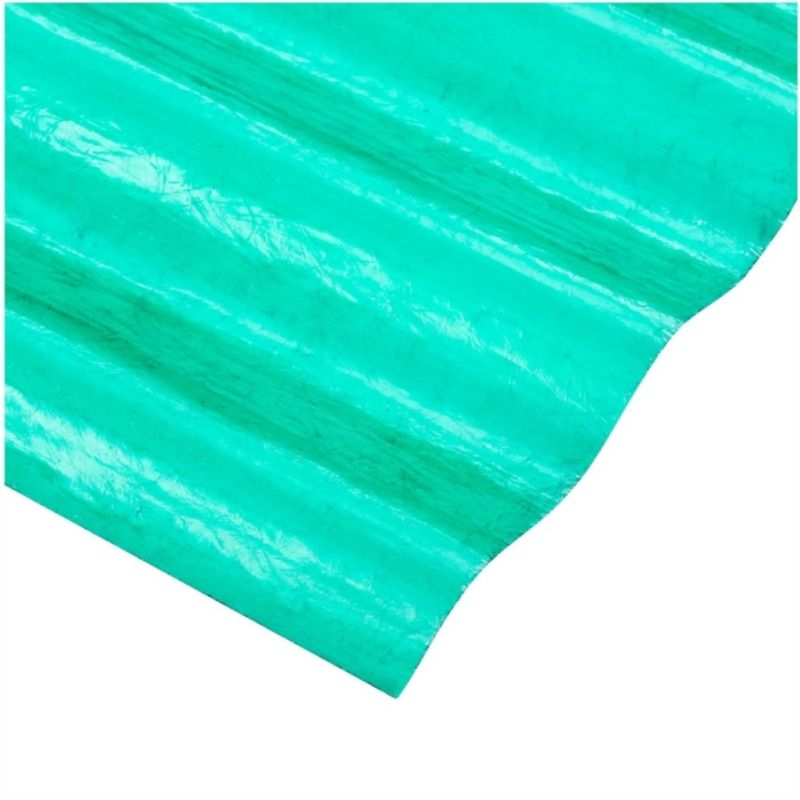 FEMOGLAS - Plancha fibra de vidrio ondulada verde 0,5x850x3000mm
