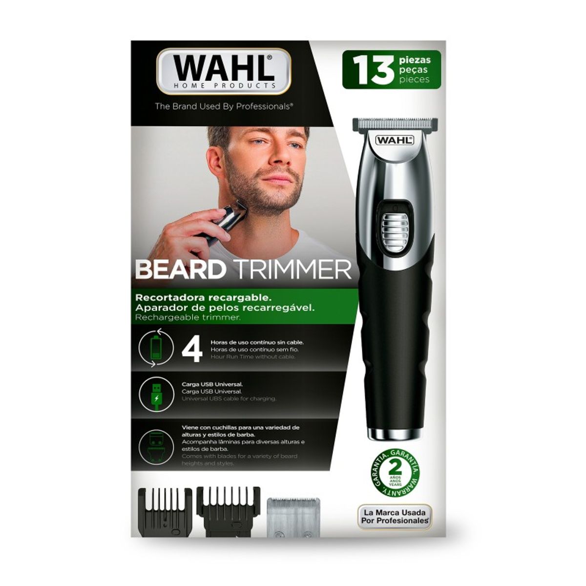 WAHL - Recortadora de barba recargable Wahl Home