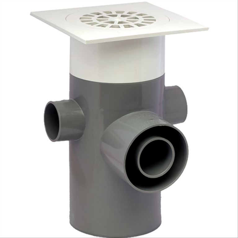 Pileta pvc universal sanitario gris 110x75x50x40mm | Sodimac Chile