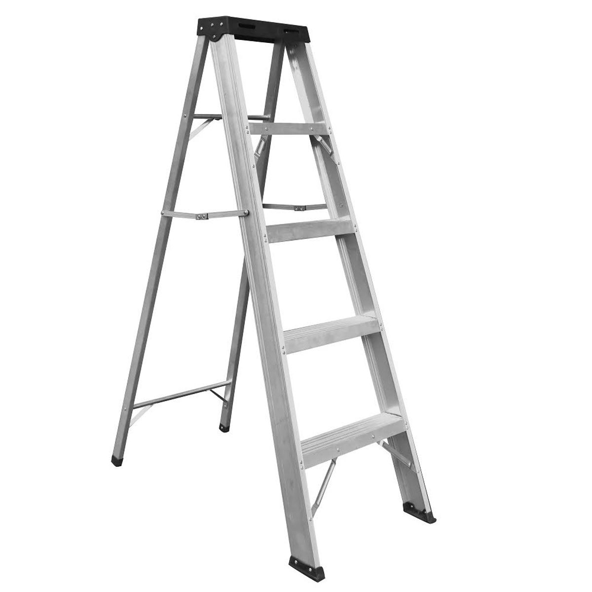 PRORAMP - Escalera tijera aluminio 5 peldaños