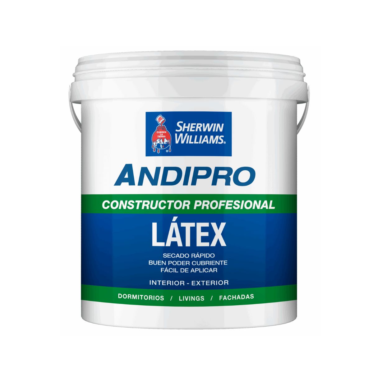 SHERWIN WILLIAMS - Látex Andipro Blanco 4gl Sherwin Williams
