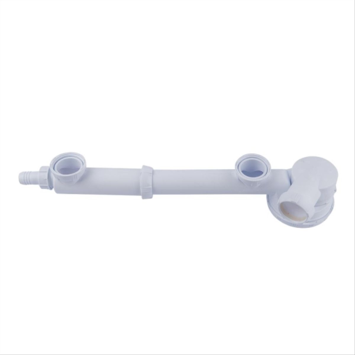 HOFFENS - Sifon lavaplatos horizontal 1,1/2" orientable dos tazas