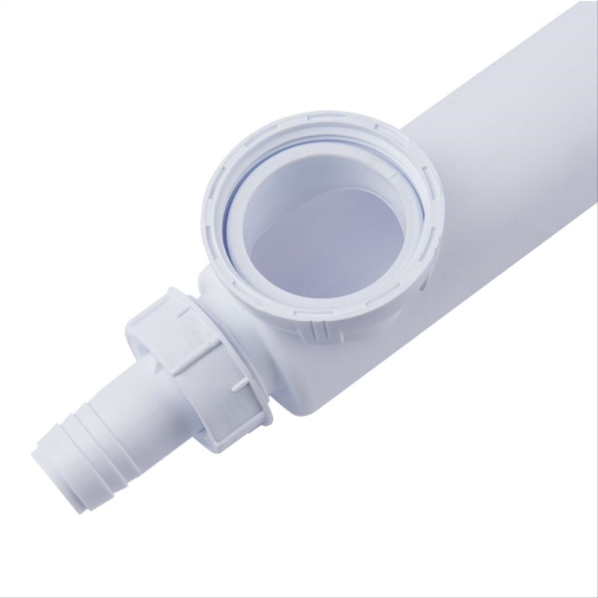 HOFFENS - Sifon lavaplatos horizontal 1,1/2" orientable dos tazas