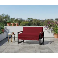 RECUTEX - SOFA FUTON FOLK 2PZA ROJO