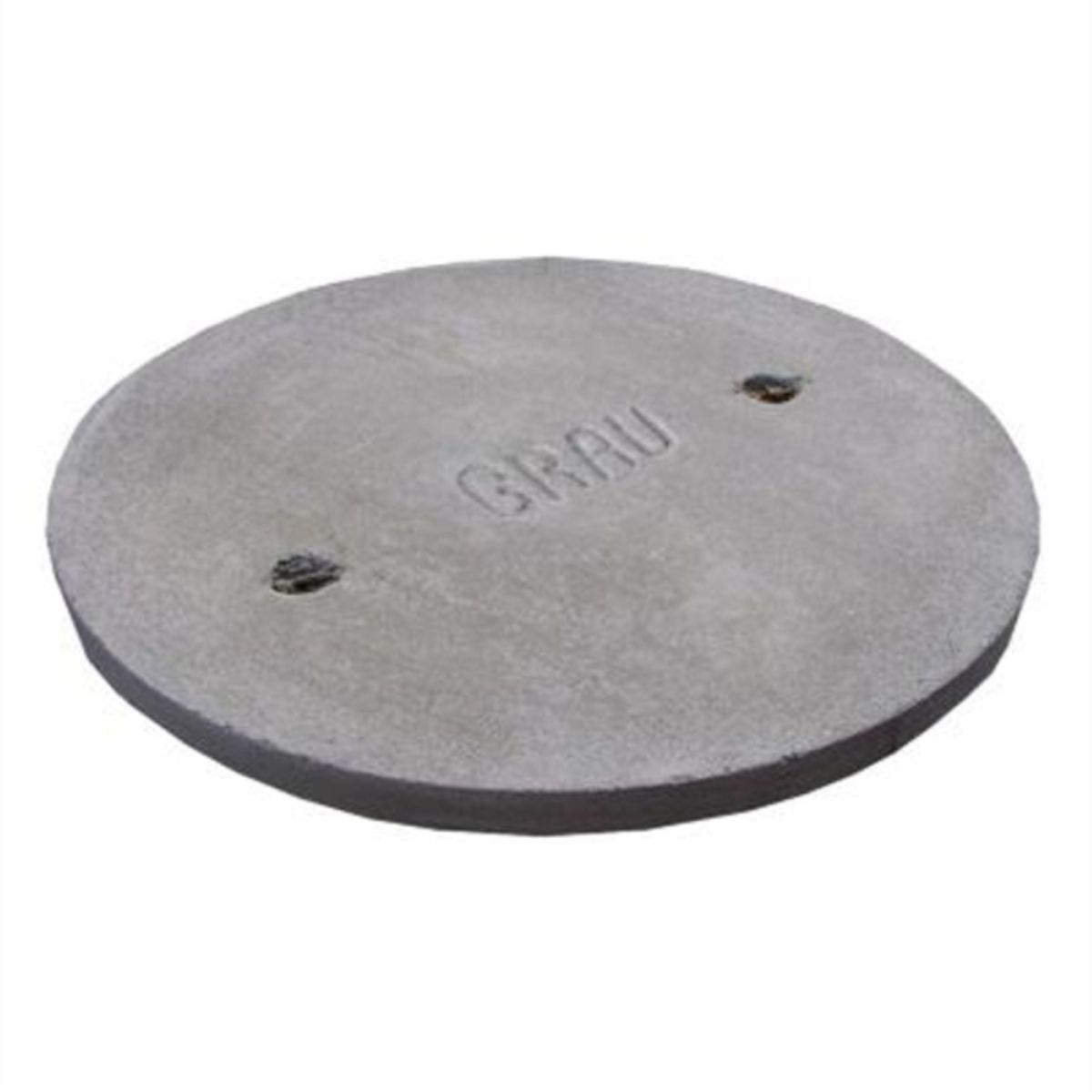 GRAU - Tapa alcantarillado hormigon 60mm redonda