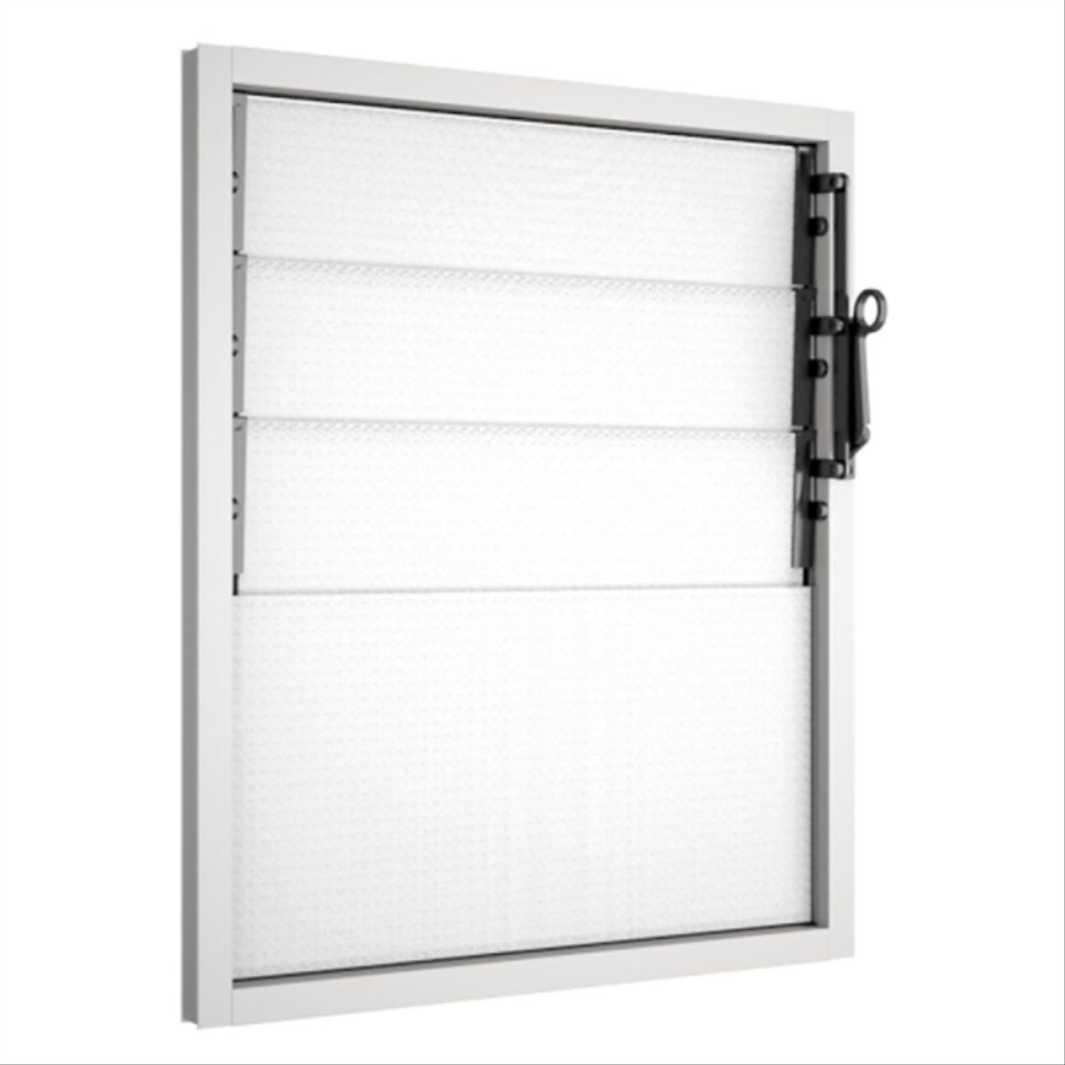 WINTEC - Ventana celosia mate stipolite monolitica 46x55cm