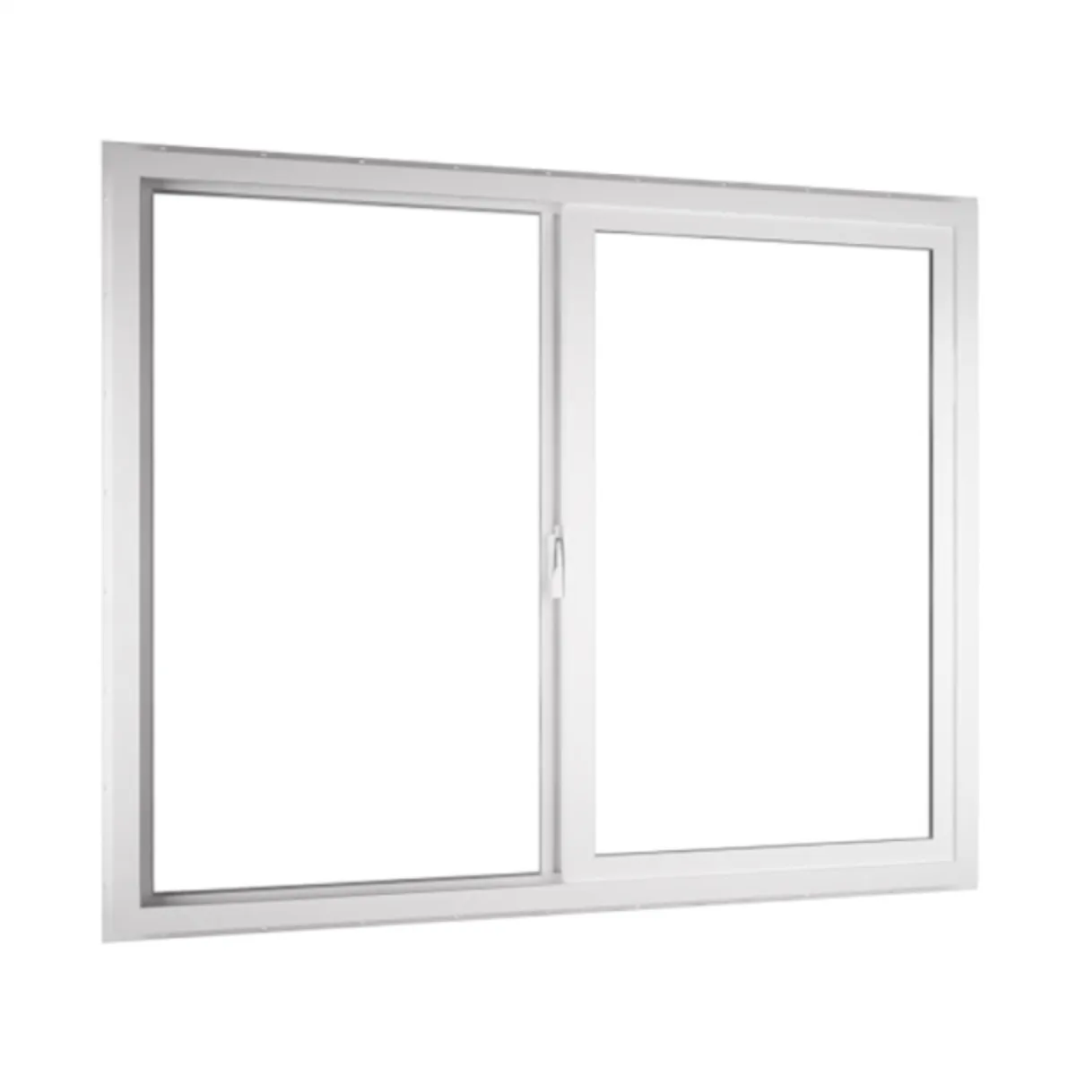 WINTEC - Ventana basica PVC blanco cristal incoloro corredera 121x100cm