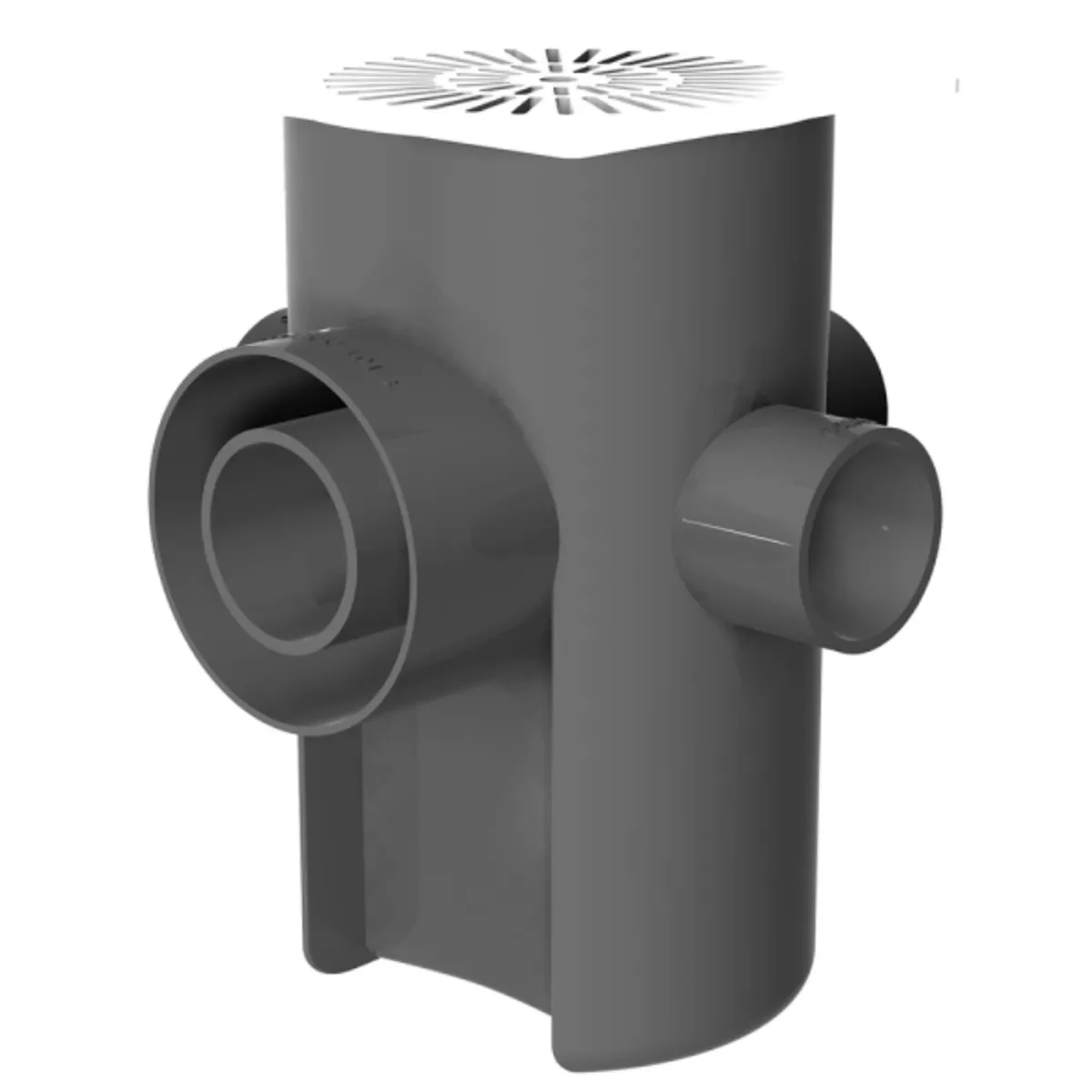 HOFFENS - Pileta PVC universal sanitario gris 100x75x50x40mm
