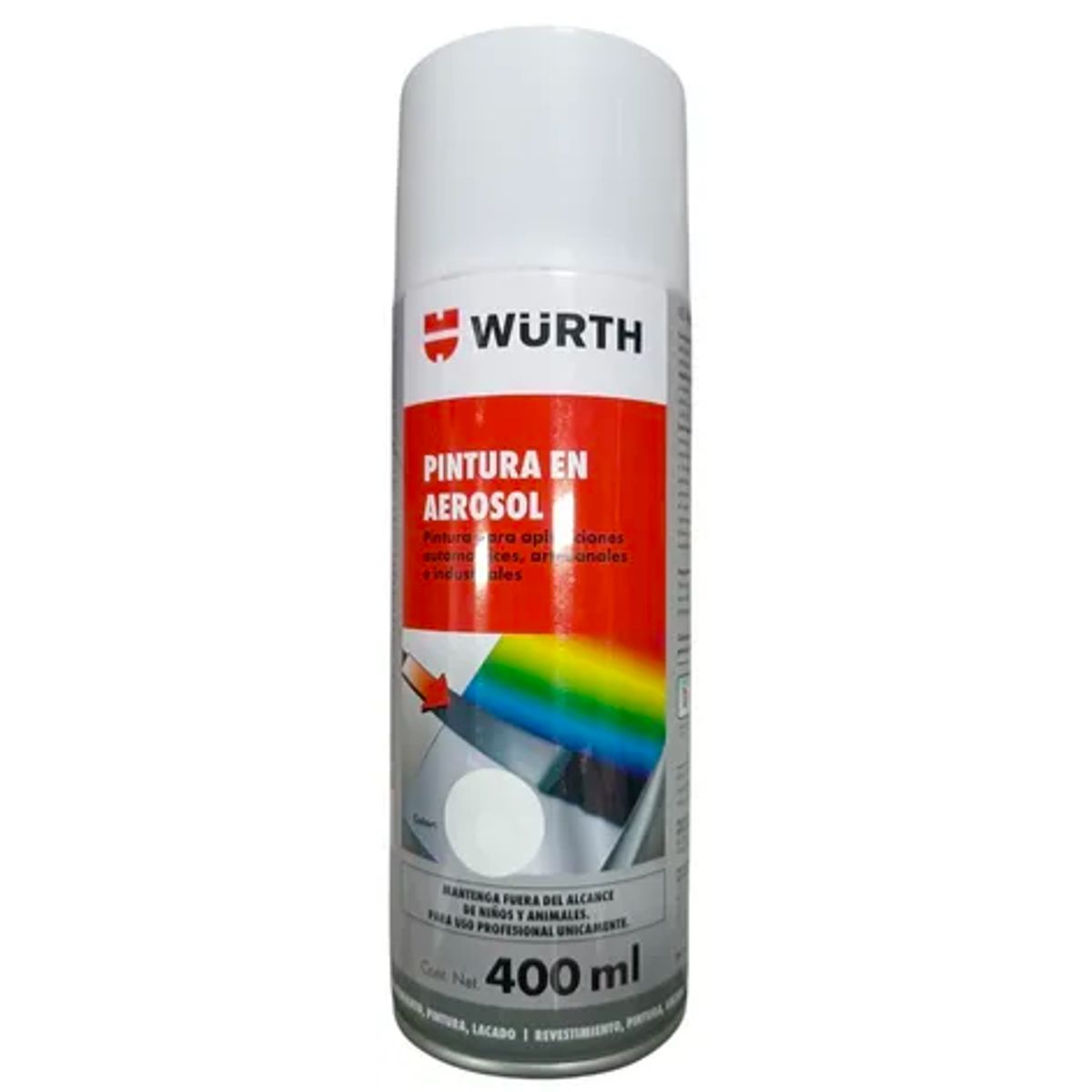 WURTH - Pintura En Aerosol Wurth Spray 400ml Blanco Puro Brillante