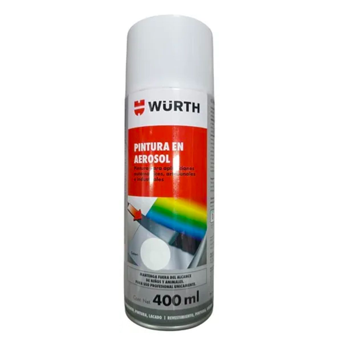 WURTH - Pintura En Aerosol Wurth Spray 400ml Blanco Puro Brillante
