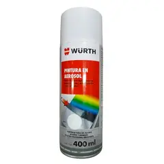 WURTH - Pintura En Aerosol Spray 400ml Blanco Puro Brillante