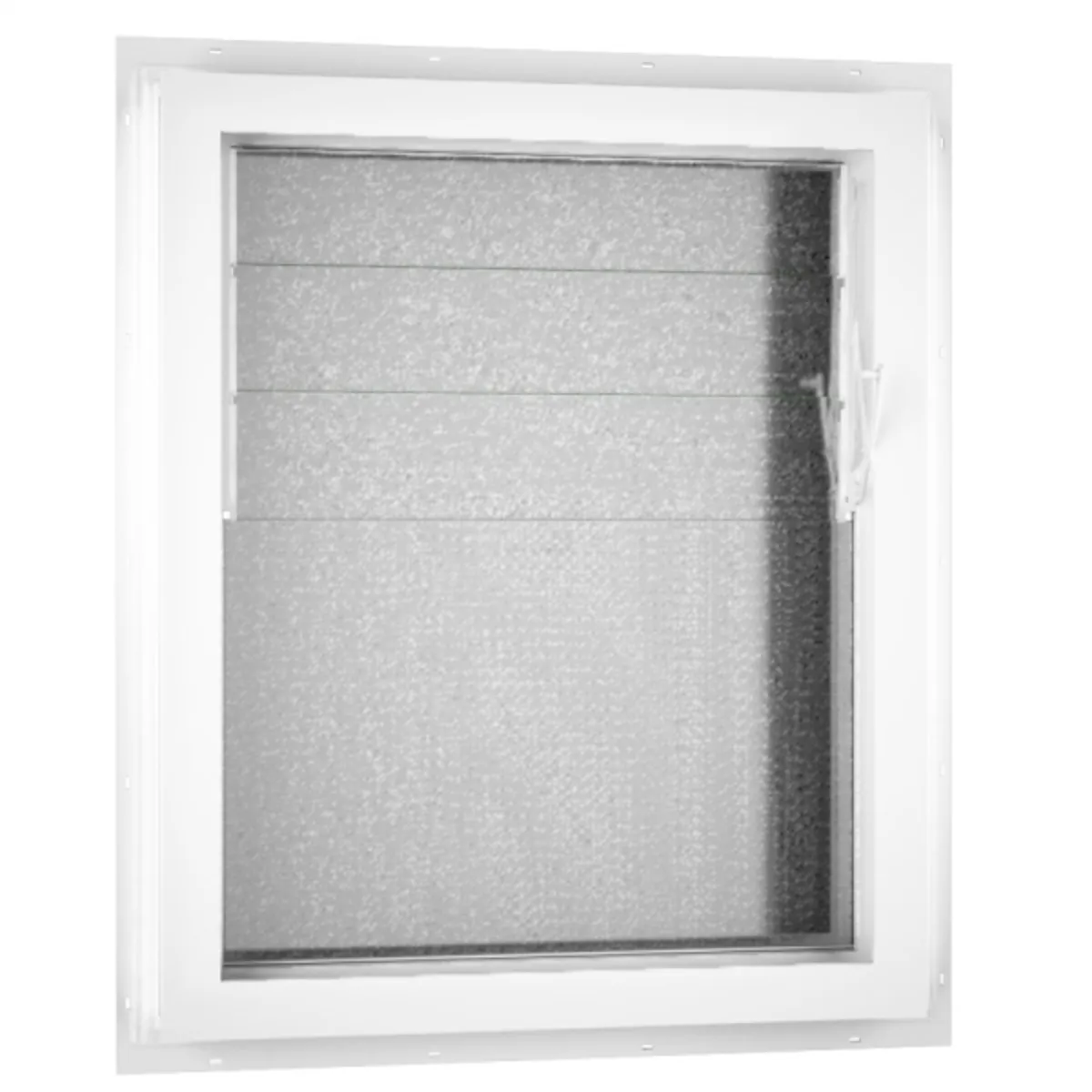 WINTEC - Ventana monolítica celosía PVC americano klassik 46x55 blanco
