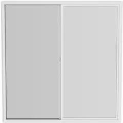 WINTEC - Ventana de pvc 1hoja movil termopanel blanco 121x100 cm.